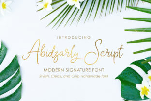 Abidzarly: The Bold Script Font for Scroll-Stopping Marketing