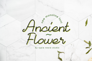 Ancient Flower Font Review for Web Designers