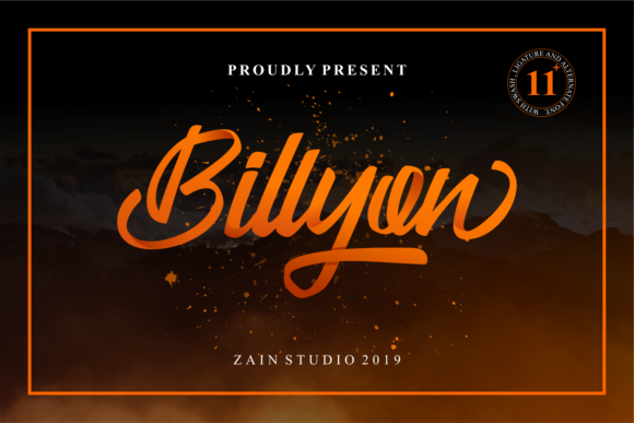 Billyon: A Modern Script Font for Handmade Brands