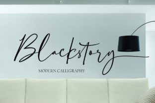 Blackstory: A Bold Script Font for Confident Branding