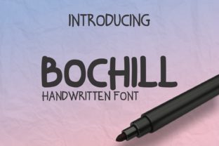 Bochill: A Sweet Script Font for Handmade Brands