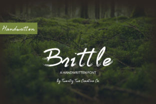 Brittle: The Script Font That Breaks Through Digital Noise