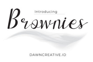 Brownies Font: Sweet Script for Clear Campaigns