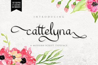 Cattelyna: The Modern Script Font for Elegant Craft Brands