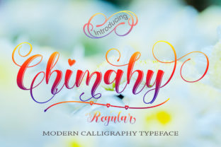 Chimahy Regular: The Charming Script Font for Makers