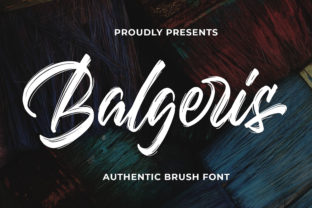 Choosing Balgeris: A Brush-Stroke Typeface for Editorial Design