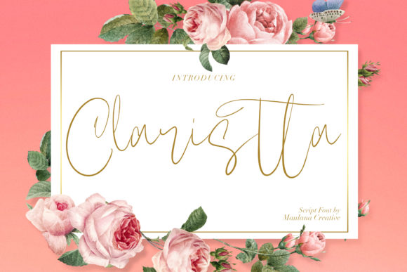 Claristta: The Script Font That Elevates Your Brand Identity