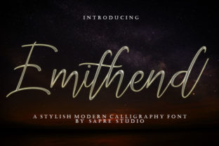 Emithend Font Review: A Luxurious Script for Web Design