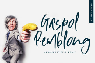 Gaspol Remblong: A Playful Script Font for Social Campaigns