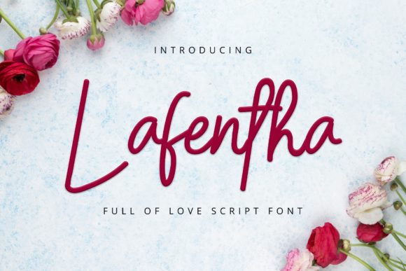 Lafentha: The Script Font That Elevates Campaign Visuals