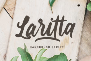 Laritta: A Refined Script Typeface for Editorial Design