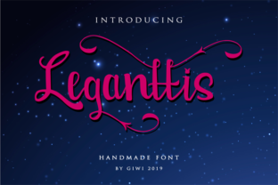 Leganttis: A Playful Script Font for Small Business Branding
