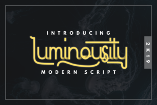 Luminousity Font Review: A Modern Script for Campaigns