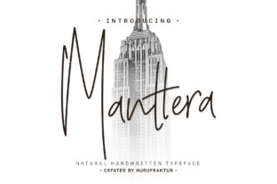 Manterra: A Handwritten Typeface for Editorial Calm