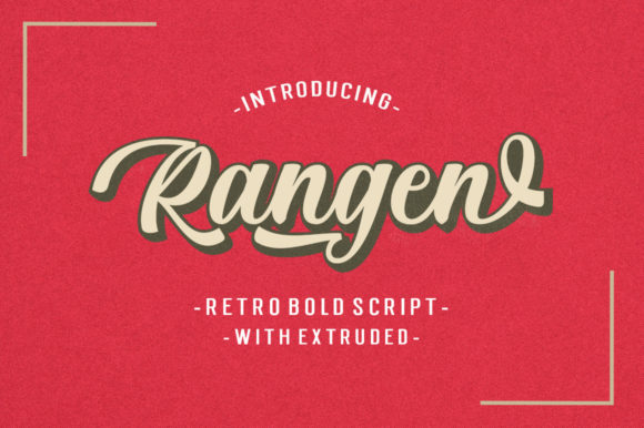 Rangen Font: A Retro Typeface for Bold Branding
