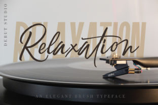 Relaxation: A Modern Script Font for Editorial Design