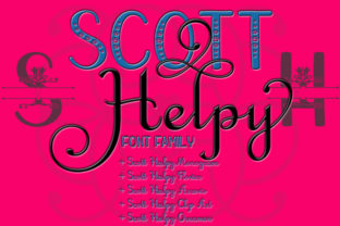 Scott Helpy Family: A Handwritten Font for Polished Branding
