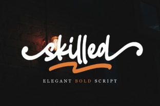Skilled: A Playful Script Typeface for Editorial Design