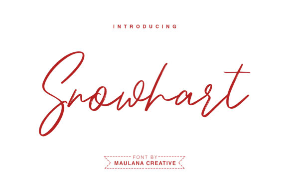 Snowhart: The Perfect Script Font for Handmade Brands