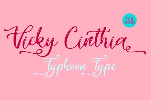 Vicky Cinthia: A Playful Script Font for Web & Brand