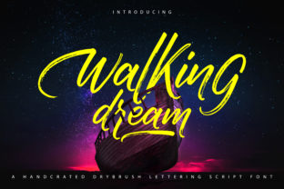 Walking Dream Font Review for Bold Web Design