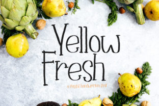 Yellow Fresh: A Playful Script Font for Modern Web Design